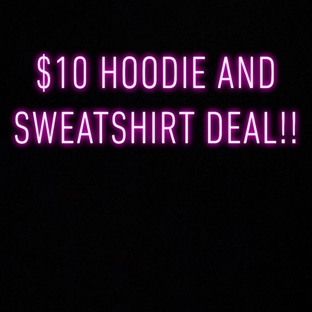 $10 HOODIES with a bundle of 3 or more